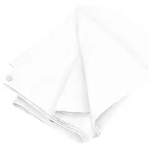 vidaXL Abdeckplane 180 g/m2 4x4 m Weiß HDPE