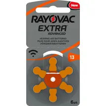 Rayovac Extra Advanced Hörgerätebatterie Zinc Air, 13 1.4V