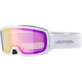Alpina NAKISKA Q-LITE Skibrille, white matt, One Size