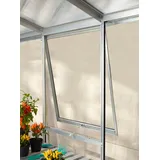 Vitavia Seitenfenster "V" für Vitavia Gewächshäuser-Alu-blank eloxiert-3 mm Sicherheitsglas