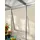 Vitavia Seitenfenster "V" für Vitavia Gewächshäuser-Alu-blank eloxiert-3 mm Sicherheitsglas
