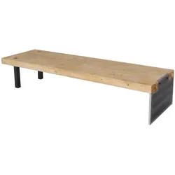 Sitzbank MCW-L75, Esszimmerbank Bank Garderobenbank, Industrial Massiv-Holz MVG-zertifiziert 200cm, natur