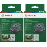 Bosch Fadenspule EasyGrassCut (Länge: 4m, Dicke: 1.6mm, geeignet für Akku Rasentrimmer EasyGrassCut) (Packung mit 2)