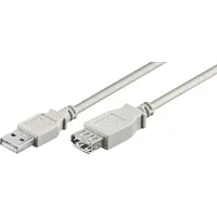 goobay USB-A 3 m Grau