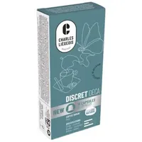 Entkoffeinierte Kaffeekapseln geeignet für Nespresso® Charles Liégeois Discret Deca, 10 Stk.