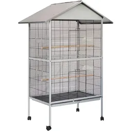 dehner lieblinge Vogelvoliere Hammer Blow 90 x 60 x 176 cm grau