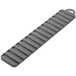 Metaltex Geschirr-Abtropfmatte 40x8cm Geschirrabtropfmatte grau Spülmatte Spülunterlage