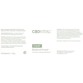 CBD Vital Hanf Blutdruck Formel