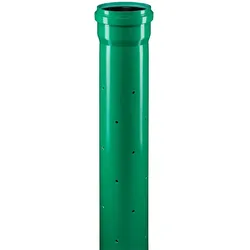 Drainagerohr, KG2000 EM Mehrzweckrohr gelocht/Länge 5000 mm, ganze Palette (Ausführung: DN 160 - 35 Stück)
