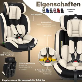 Kidiz Autokindersitz beige