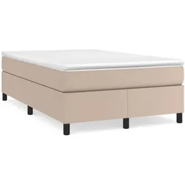 vidaXL Boxspringbett 120 x 200 cm Braun