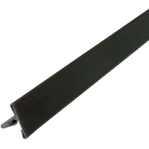 Dalsys Fliesenschiene 2,5m x 15mm Edelstahl schwarz Gebürstet