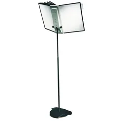Durable Sichttafelständer Sherpa Display System floor 10 schwarz