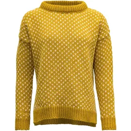 Devold of Norway Nordsjø Split Seam Pullover Gelb XS