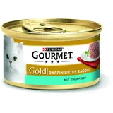 Purina Gourmet Gold Raffiniertes Ragout mit Thunfisch 12 x 85 g