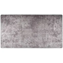 vidaXL Teppich Waschbar Grau 190x300 cm Rutschfest