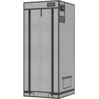 Aygrochy Growzelt 60x60x160cm, Indoor Grow Tent mit Reflektierende Weiß PEVA, abnehmbaren Boden Tablett,für Pflanzen wachsen Raum