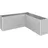 Belvedere Maxi L200 201 x 201 x 77 cm silber-metallic