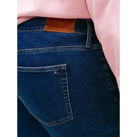 Tommy Hilfiger Curve Weite Jeans TOMMY HILFIGER CURVE "CRV DNM EMI FLARE RW", Damen, Gr. 54, N-Gr, emi, Denim/Jeans, Obermaterial: 82% Baumwolle, 16% Polyester, 2% Elasthan, unifarben, weit knöchellang, Jeans, in großen Größen, in ausgestellter Form