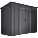 Wasabi Gartenhaus 2,38 x 1,30 m Light Anthrazit
