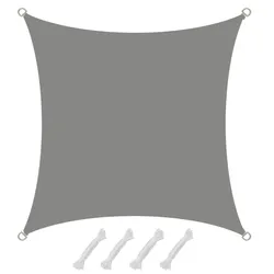 AMANKA UV Sonnensegel Wasserdicht 2x2 - Viereckig - Sonnenschutz Segel Garten Terrasse