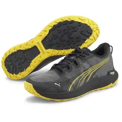 Puma Laufschuhe Fast-Track Nitro (Leichtigkeit) schwarz/gelb Herren