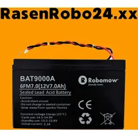 ROBOMOW RX AKKU BATTERIE MRK9101A BAT9000A 12 V 7 Ah ROBOMOW RX 12 / RX 20 NEU