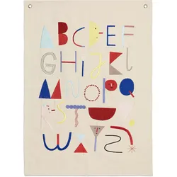 Alphabet Wanddekoration 50 x 70 cm