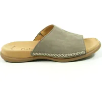 Gabor 03-705 Schuhe Damen Pantoletten Nubuk, Schuhgröße:43, Farbe:Grau