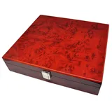 Aufbewahrungsbox Ambonia Uhrenbox für 10 Uhren 8-fach lackiert 10220