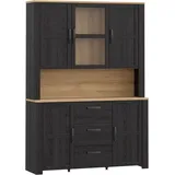 Forte Buffet Toneo 146,1 x 42 x 205,4 mehrfarbig