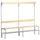 Sypro Umkleidebank 101 x 0 x 0 cm Anthrazit