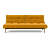 INNOVATION LIVING Schlafsofa Splitback Stem Stoff Gelb Curry