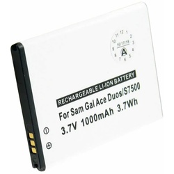 Akku passend für Samsung Galaxy Ace Plus Akku, Samsung Galaxy Mini 2, Samsung GT-S6500, Samsung GT-S7500, 1200mAh