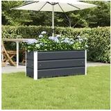 vidaXL Pflanzkübel 100 x 40 x 45 cm Anthrazit
