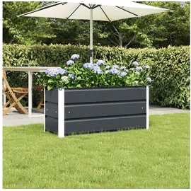 vidaXL Pflanzkübel 100 x 40 x 45 cm Anthrazit