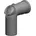 ATEC Kontroll-Bogen 87 Grad DN 80