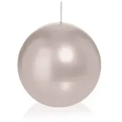 Wiedemann Kerzen Kugelkerzen Silbergrau Ø 80 mm, 6 Stück, Kerzen in RAL Kerzengüte Qualität