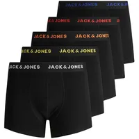 JACK & JONES Black Friday Boxershorts 5 Einheiten Black / Detail Black / Black L