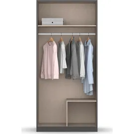 Rauch Drehtürenschrank »StyleUp«, Typ Monochrome mit eleganten, langen Griffstangen in Schrankfarbe