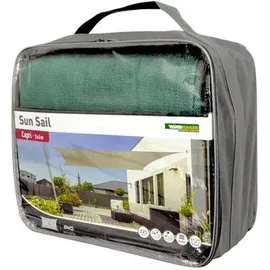 WINDHAGER Sonnensegel Capri Rechteck 3 x 4 m, Sonnenschutz für Garten & Terrasse, UV-und witterungsbeständig, Olive,