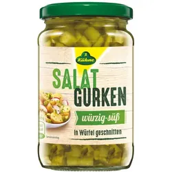 Kühne Salat Gurken würzig-Süß in Würfel 330G