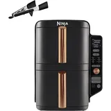 Ninja Double Stack XL SL400EUCP 9,5 l schwarz/kupfer mit Smart Cook System