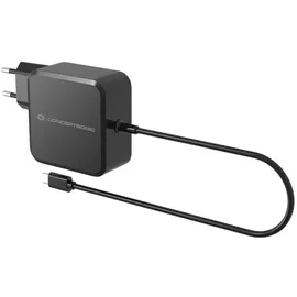 Conceptronic OZUL05BE 100W GaN USB PD Charger Built-in USB-C Netzteil