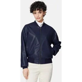 Madeleine Bomberjacke in cooler Leder-Optik in nachtblau | Gr.: 38