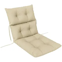 Outsunny Sitzkissen 115 x 56 cm Beige