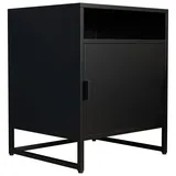 VCM Nachtschrank Flokas L 45 x 40 x 55 cm Schwarz