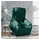 vidaXL Relaxsessel mit Aufstehhilfe Stoff 92 x 98 x 0 cm Dunkelgrün