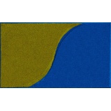 GRUND Badteppich Blau, Grün, - 60x100 cm,