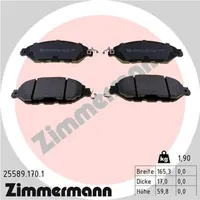 ZIMMERMANN Bremsbelagsatz, Scheibenbremse